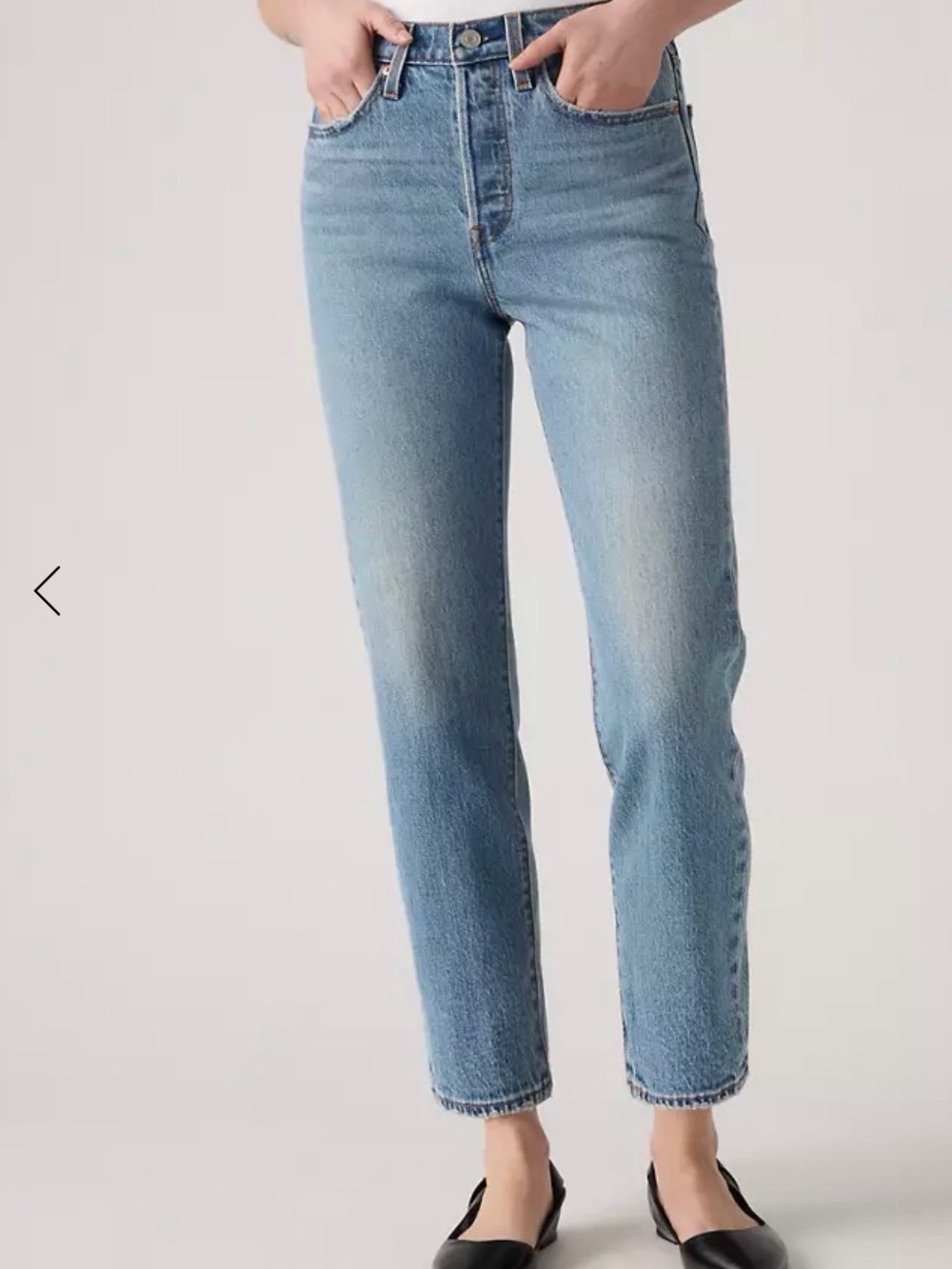 Levi's Wedgie Straight Jeans in “Invest Access - Medium Wash”